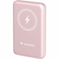 Verbatim Charge 'n' Go Magnetic Wireless Power Bank 10000 mAh - Pink