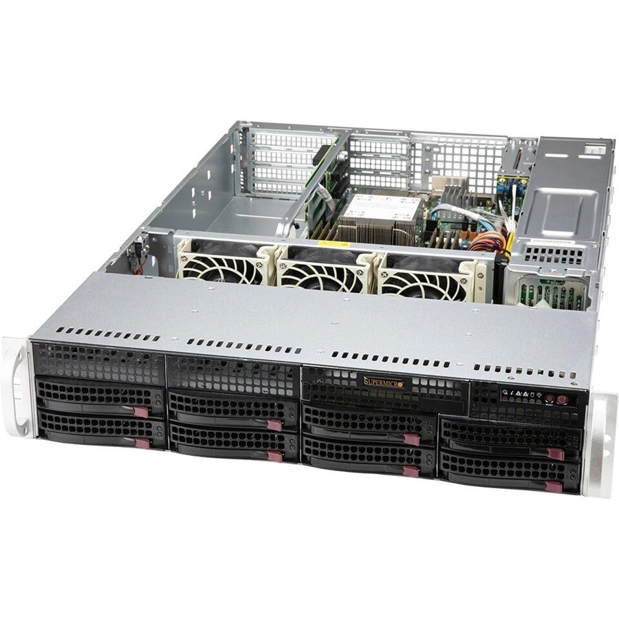 Supermicro SuperServer SYS-520P-WTR Server Barebone System - 1U Rack-mountable - Socket LGA-4189 - 1 x Processor Support