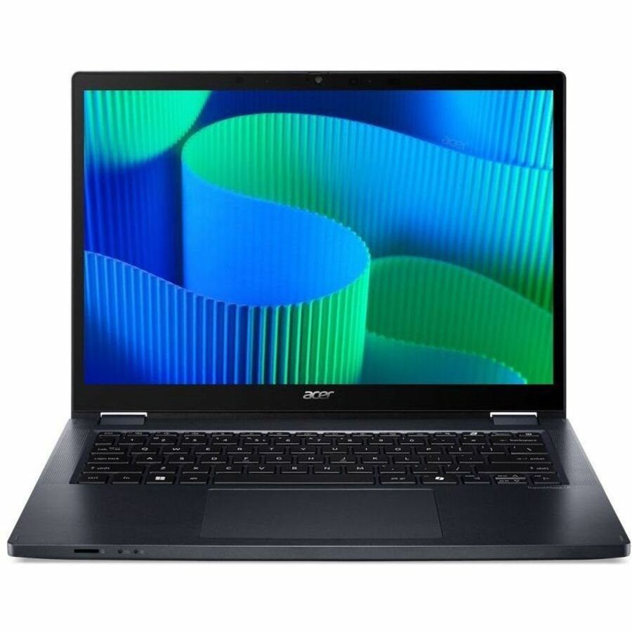 Acer TravelMate P4 Spin 14 TMP414RN-54-TCO TMP414RN-54-TCO-58RD 35.6 cm (14") Touchscreen Convertible 2 in 1 Notebook - WUXGA - 60 Hz - Intel Core Ultra 5 125U - 16 GB - 1 TB PCI Express NVMe 4.0 SSD - English (US) Keyboard - Blue
