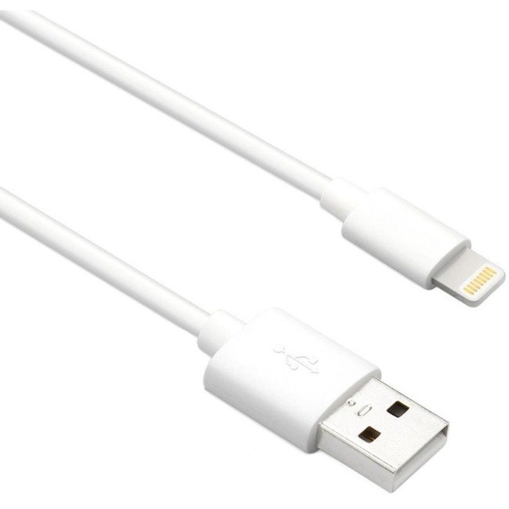 Axiom Lightning to USB-A M/M Adapter Cable - White 3ft