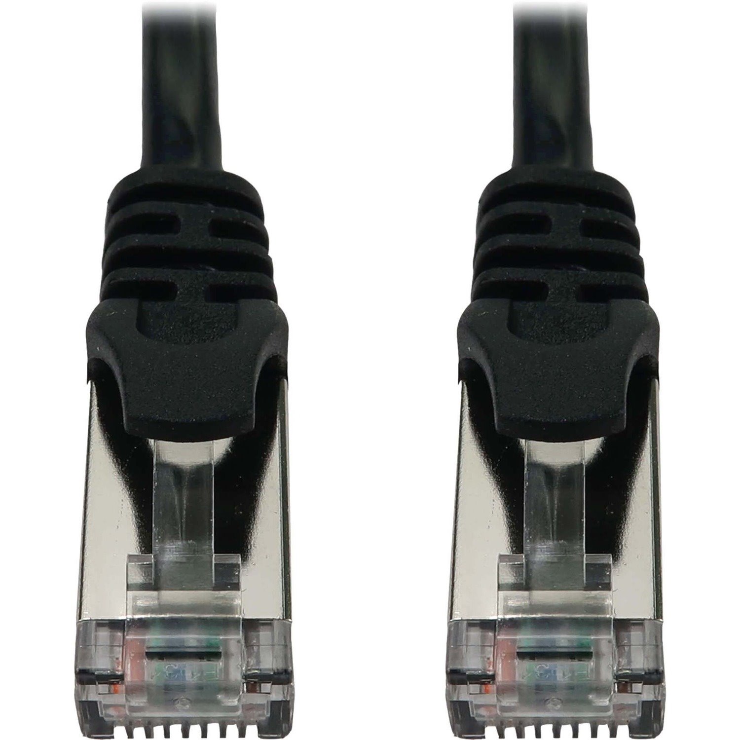 Eaton Tripp Lite Series Cat6a 10G Snagless Shielded Slim STP Ethernet Cable (RJ45 M/M), PoE, Black, 7 ft. (2.1 m)
