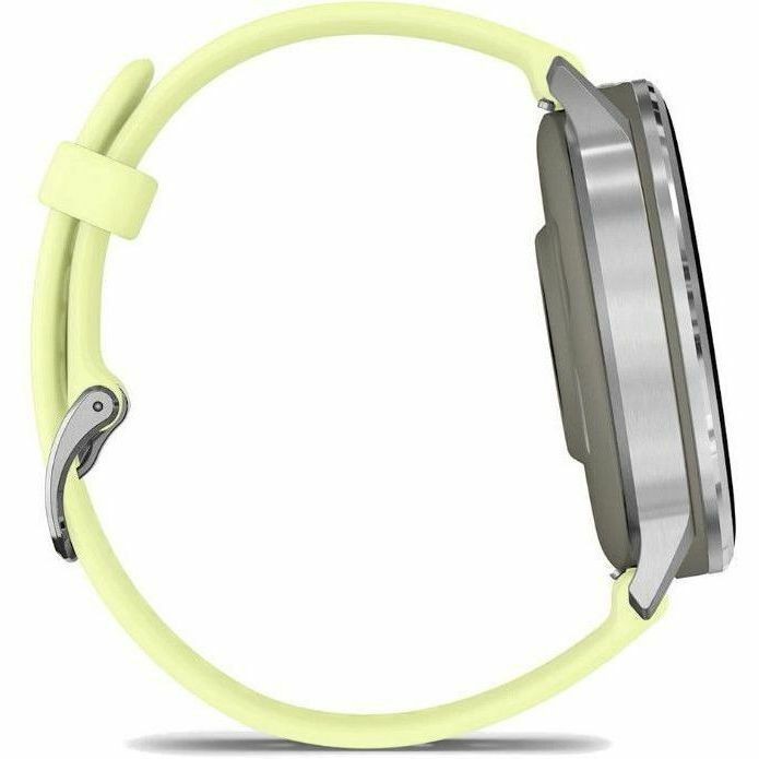Garmin Venu 4 - 45 mm Silver with Citron Silicone band