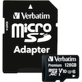 Verbatim Premium 128 GB Class 10/UHS-I microSDXC - 1 - TAA Compliant