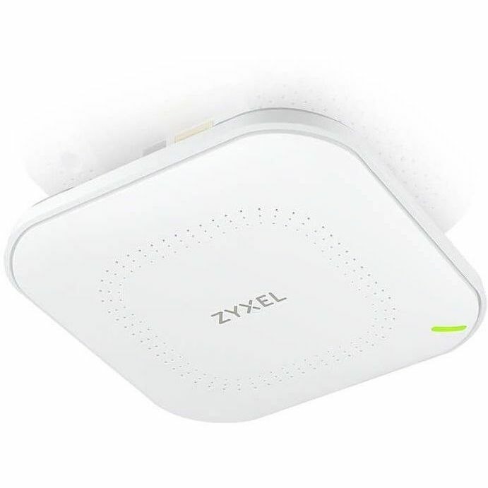 Zyxel WiFi 6 AX1800 Wireless Gigabit Access Point | Mesh, Seamless Roaming, & MU-MIMO | WPA3-PSK Security | Cloud, App or Direct Management | POE+ or AC Powered | AC Adapter Included | NWA50AX