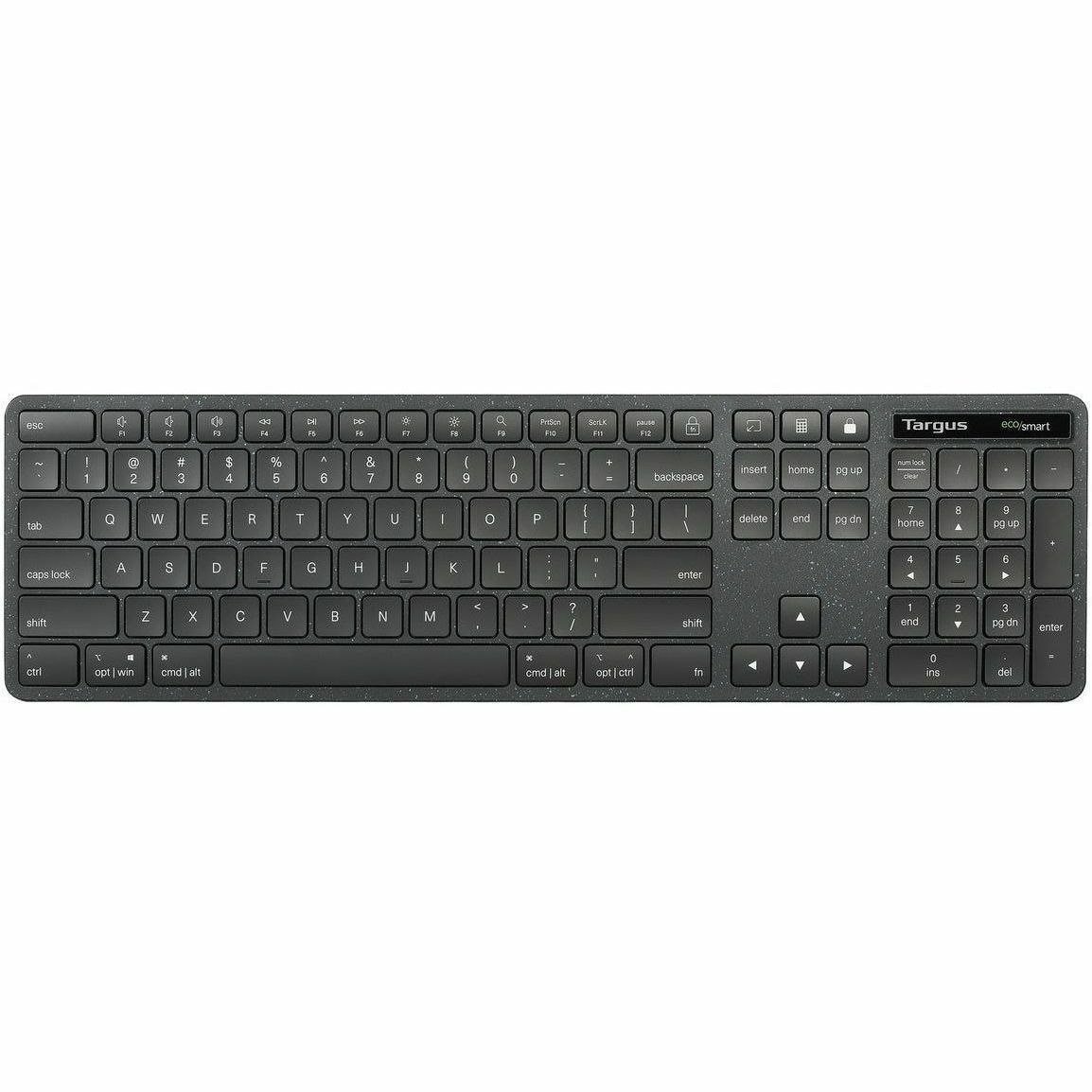 Targus EcoSmart Keyboard - Wireless Connectivity - English (UK)