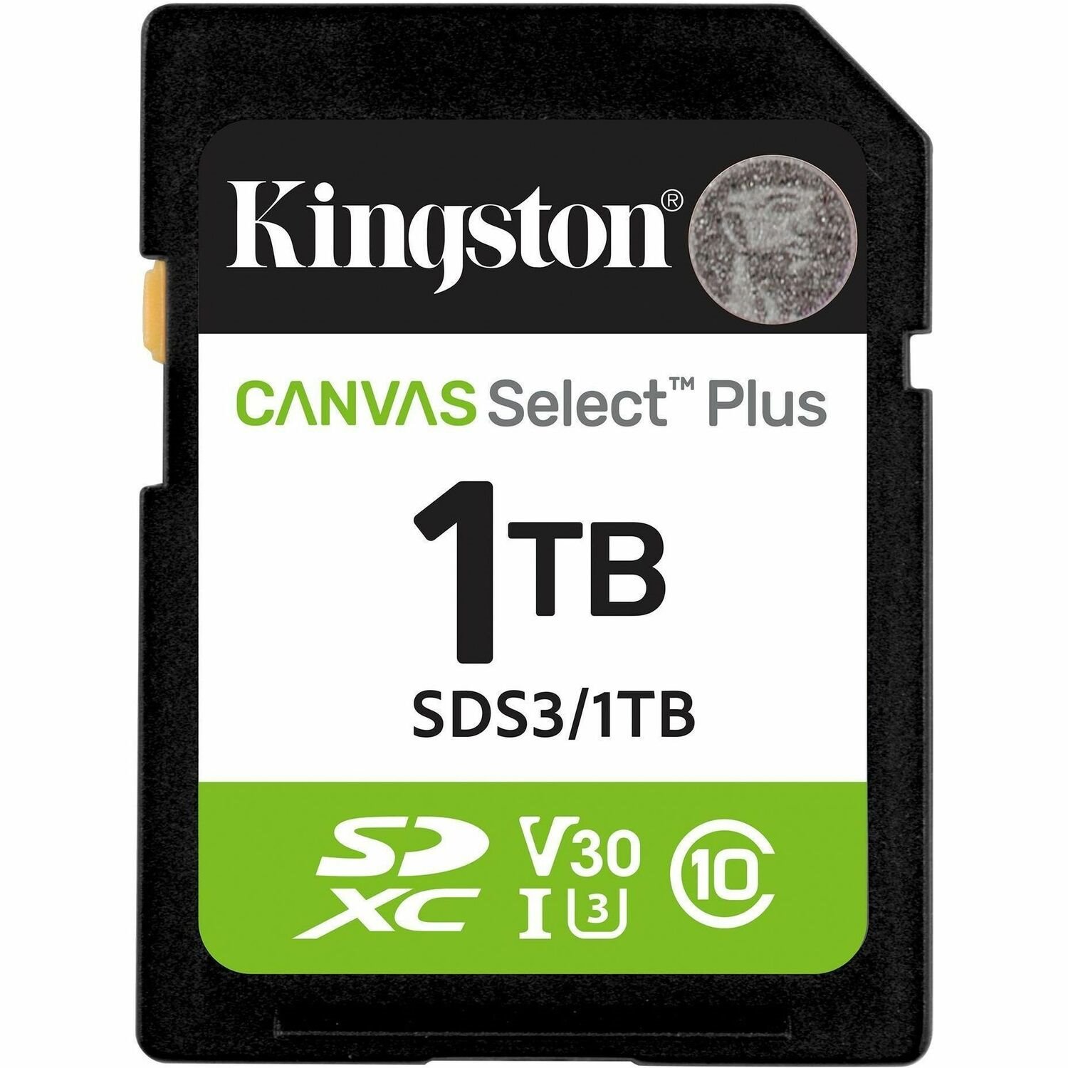 Kingston Canvas Select Plus 1 TB Class 10/UHS-I (U3) V10 SDXC