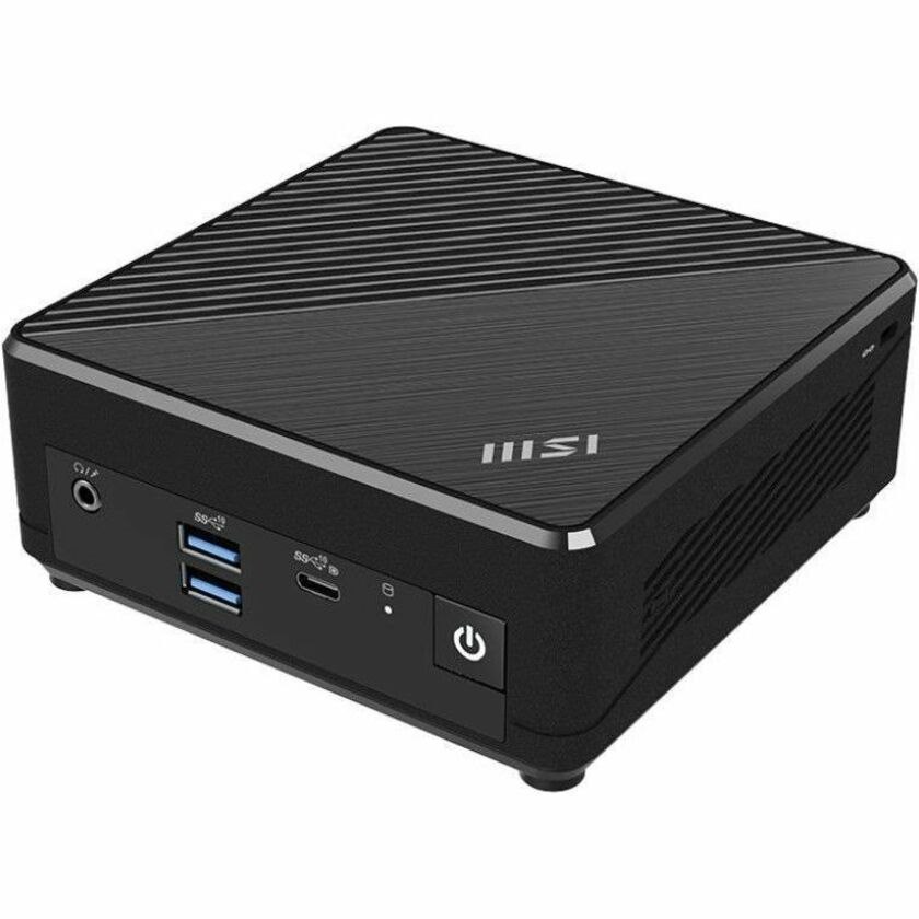 MSI Cubi N ADL CUBI N ADL-009AU Desktop Computer - Intel N-Series N100 - 4 GB - 128 GB SSD - Mini PC - Black