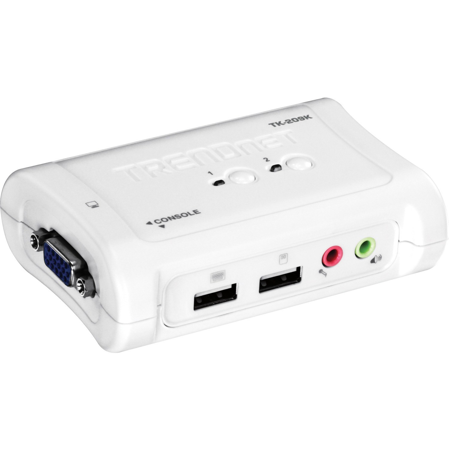 Trendnet TK-209K KVM Switch 2-Port Usb Kit Mit Audio