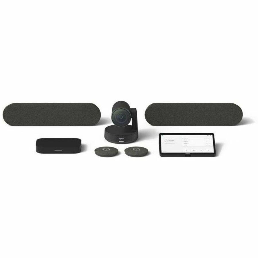 Logitech Large Room Solution with Tap and Rally Plus for Google Meet