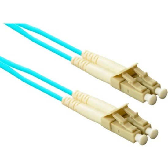 ENET 15M LC/LC Duplex Multimode 50/125 10Gb OM4 or Better Aqua Laser Optimized Multi-Mode (LOMM) Fiber Patch Cable 15 meter LC-LC Individually Tested