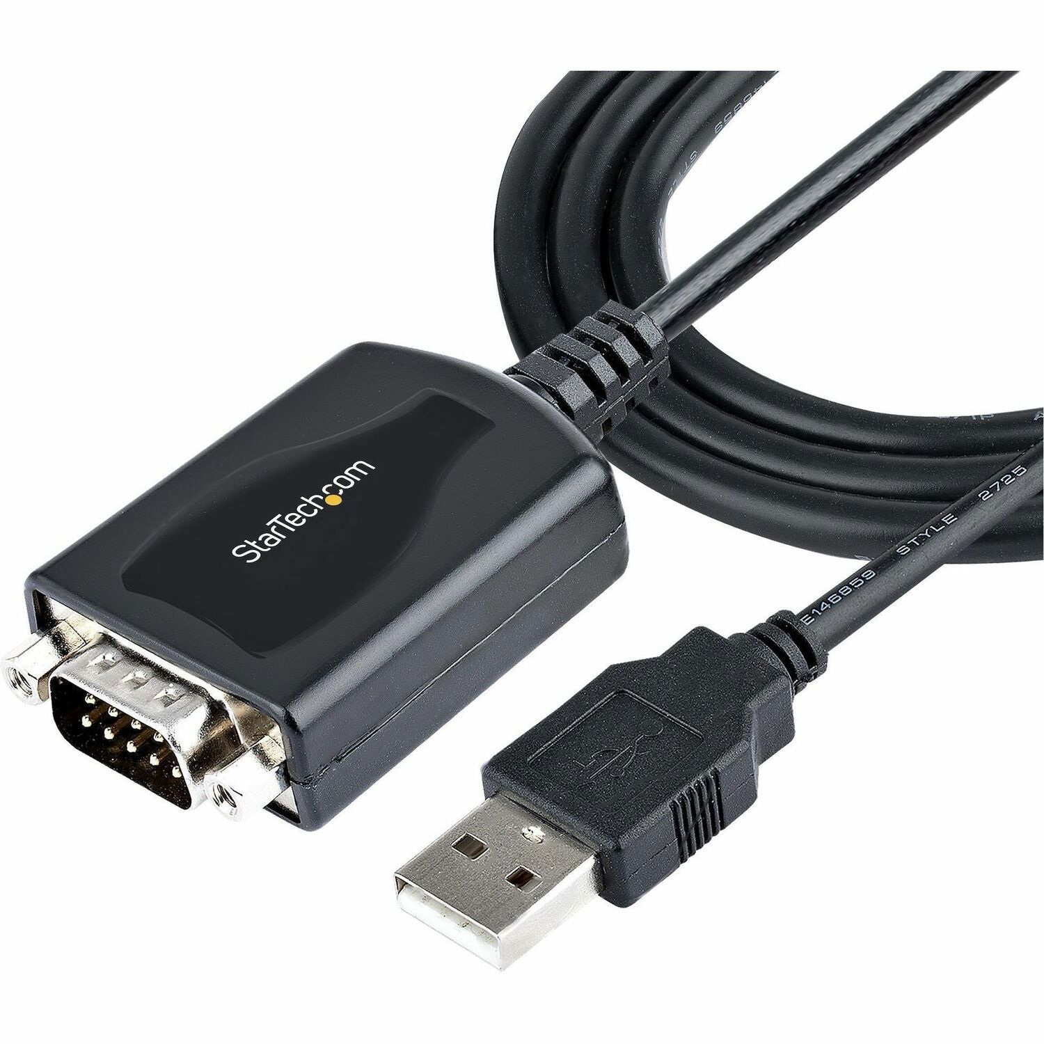 StarTech.com 1m USB auf RS232 Adapter mit COM Speicherung, DB9 Stecker RS232 auf USB, USB zu Seriell Adapter f&uuml;r PLC/Drucker/Scanner