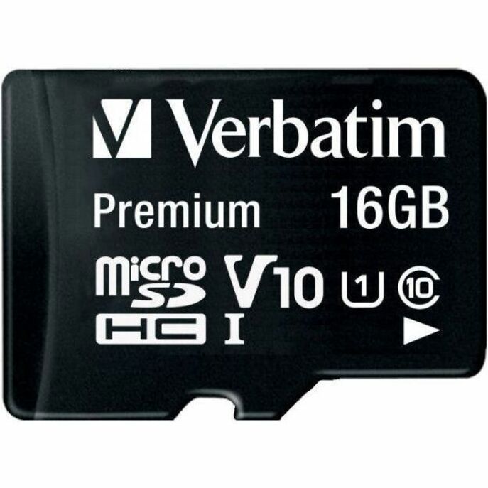 Verbatim 16 GB Klasse 10/UHS-I (U1) microSDHC - 1 - TAA Compliant
