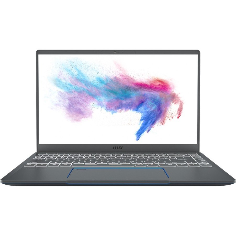 MSI Prestige 14 A10SC A10SC-021 14" Notebook - Intel Core i7 10th Gen i7-10710U - 16 GB - 1 TB SSD - Gray with Blue Diamond Cut