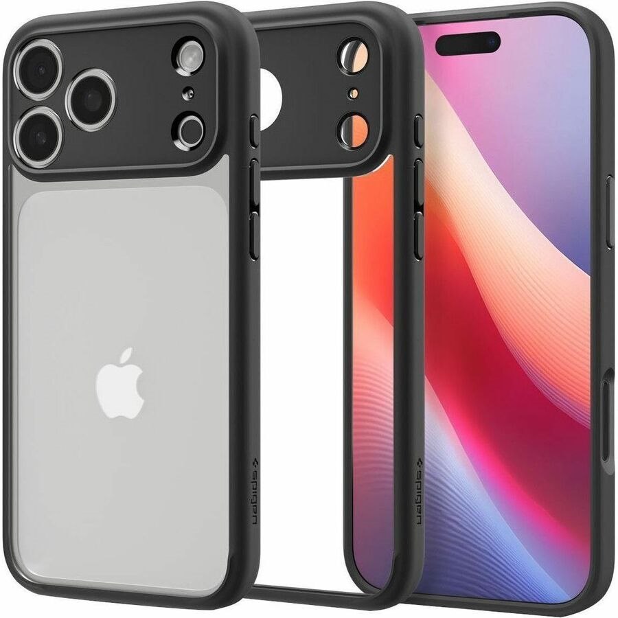 Spigen Ultra Hybrid Case voor Apple iPhone 17 Pro Smartphone - Mat zwart