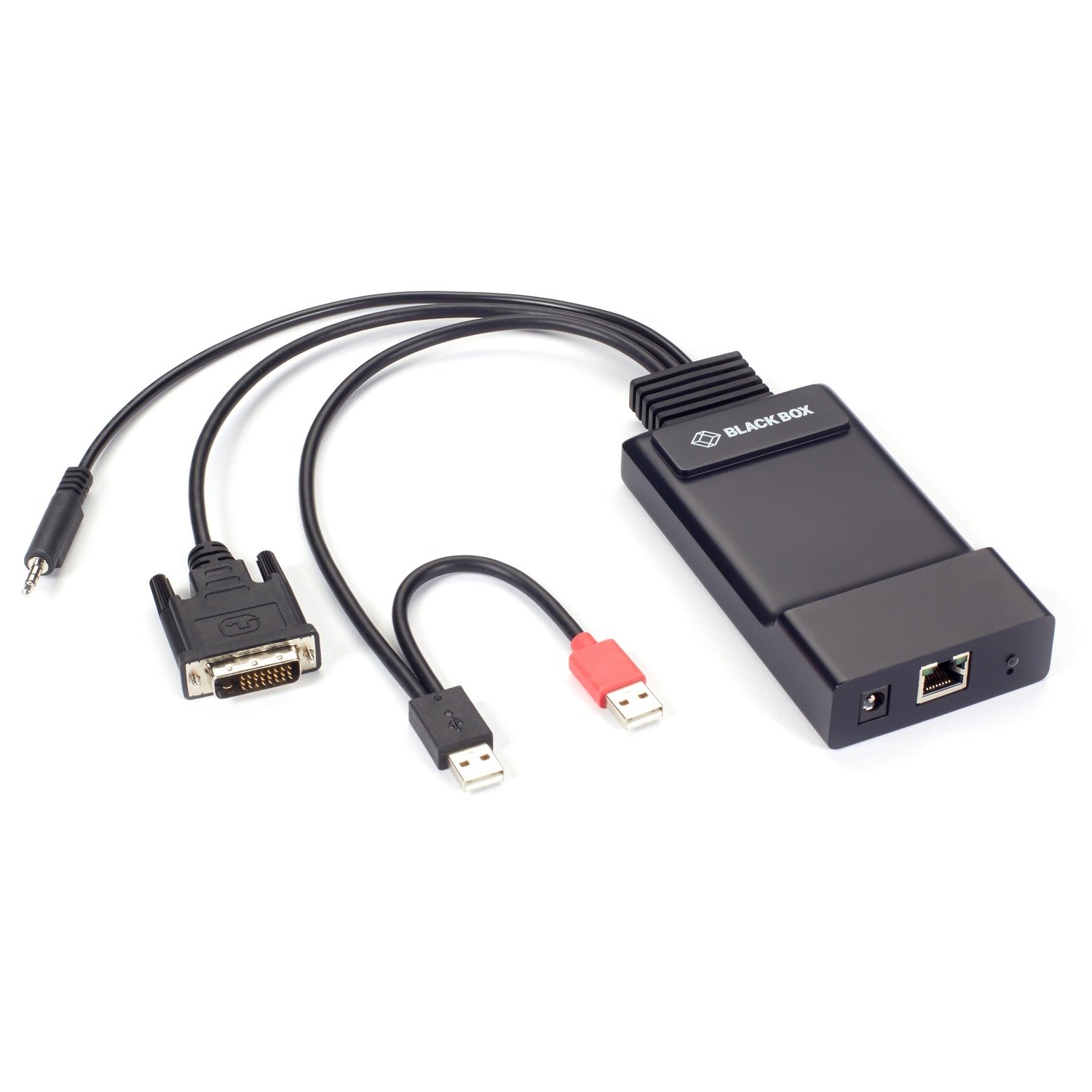 Emerald&reg; Zero U DVI KVM-over-IP Transmitter - Single Head, HD, USB-HID, Audio, 12-in.