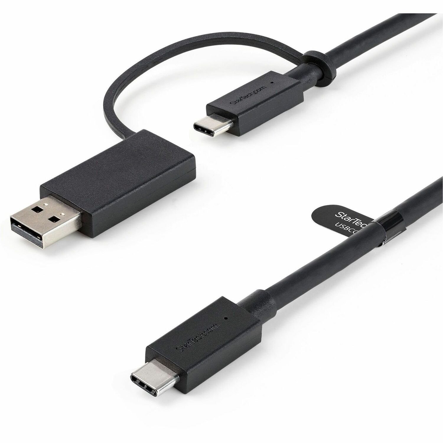 StarTech.com 1m USB-C Kabel mit USB-A Adapter - Hybrid USB-C Kabel 10 Gbit/s - USB-A 5 Gbit/s (USBCCADP)