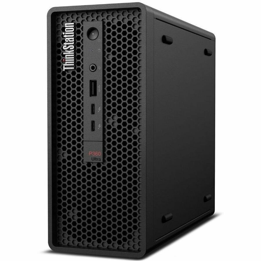 Lenovo ThinkStation P360 Ultra 30G10045UK Workstation - 1 x Intel Core i9 12th Gen i9-12900K - vPro Technology - 32 GB - 1 TB SSD - Mini-tower - Black