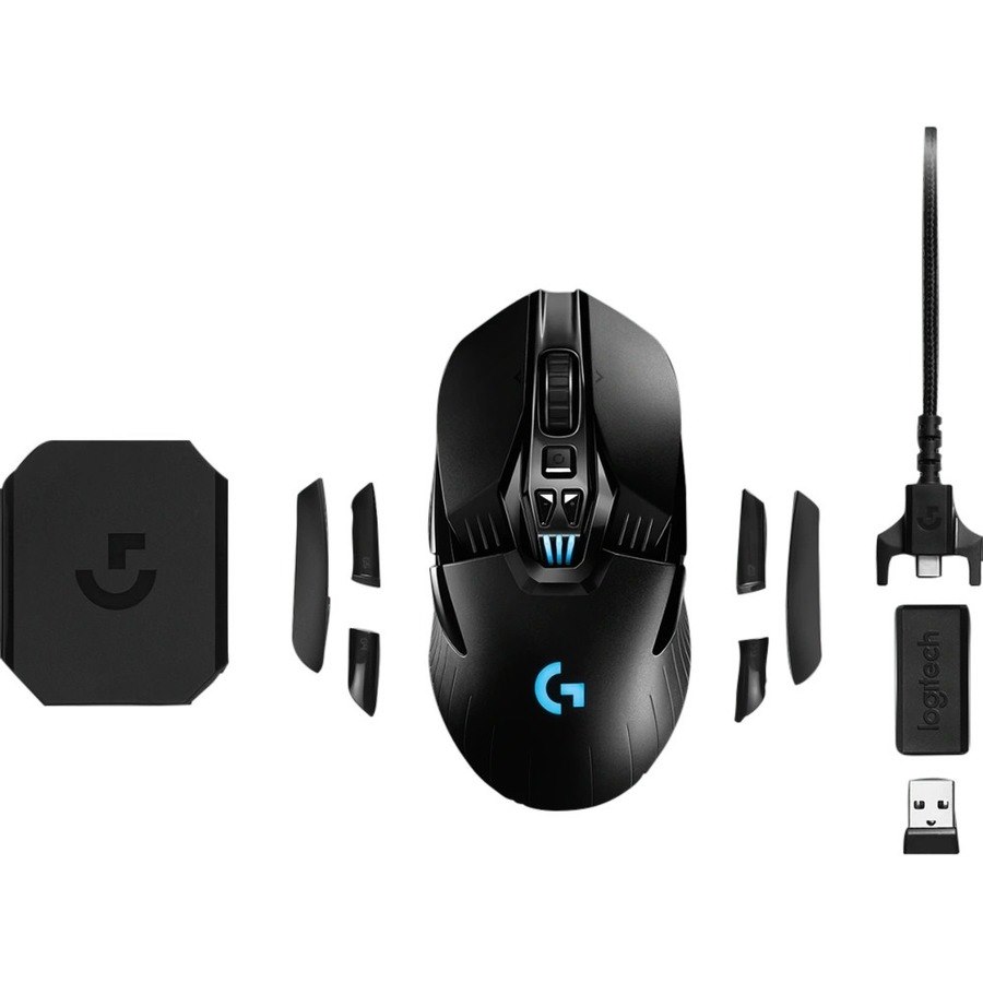 Logitech LIGHTSPEED G903 Gaming Mouse - Wi-Fi - USB - Optical - 11 Button(s) - Black