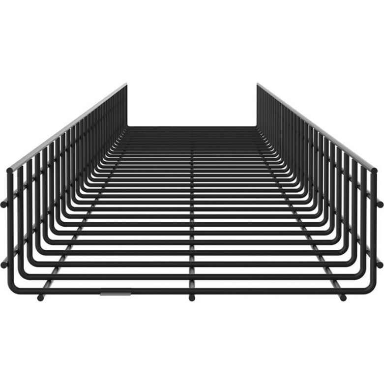 Panduit Wire Basket 4" H x 12" W, Black Powdered Coated