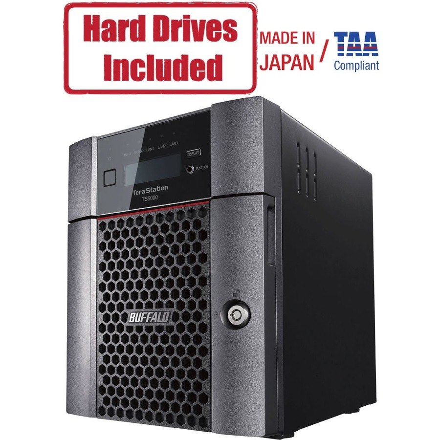 BUFFALO TeraStation 6400DN 32TB Desktop NAS Hard Drives Included + Snapshot