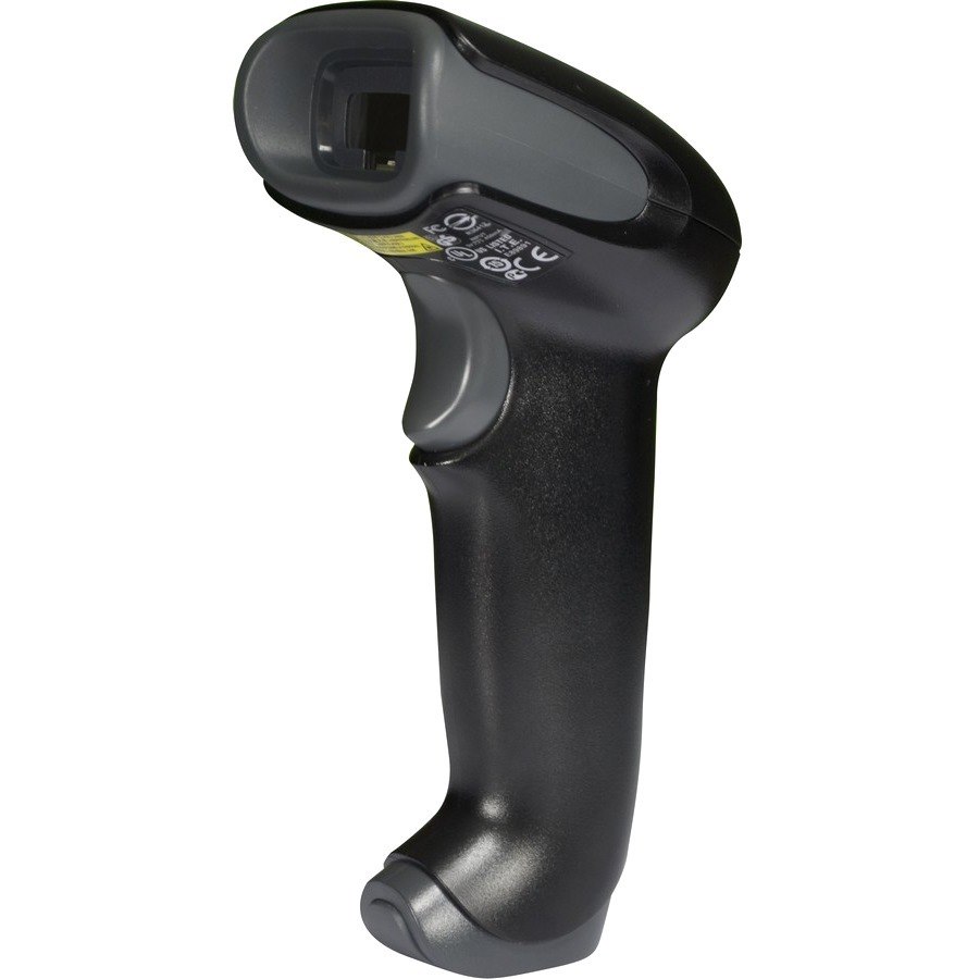 Honeywell Voyager 1250g Handheld Barcode Scanner - Cable Connectivity - Black - USB Cable Included