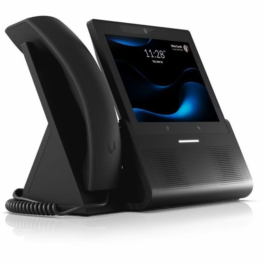 Ubiquiti G3 Touch Enterprise IP Phone - Cordless - Corded/Cordless - Bluetooth, Wi-Fi, NFC - Built-in Camera - Desktop - Black