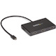 StarTech.com 3-Port USB-C Multi-Monitor Adapter, Type-C to 3x HDMI MST Hub, Triple 1080p HDMI Laptop Display Extender / Splitter, Windows