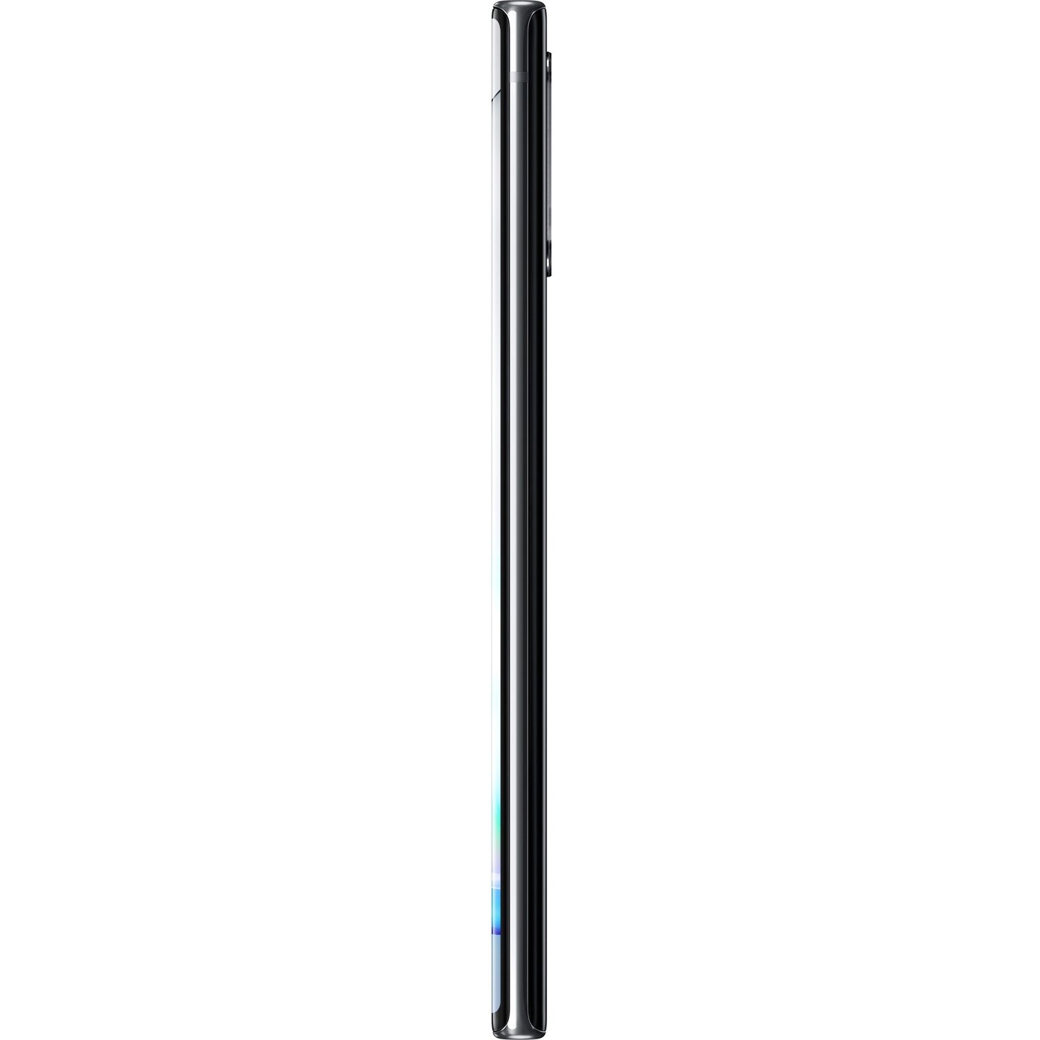 Samsung Galaxy Note10 SM-N970F/DS 256 GB Smartphone - 16 cm (6.3") Dynamic AMOLED Full HD Plus 2280 x 1080 - Dual-core (2 Core) 2.73 GHz + Cortex A75 Dual-core (2 Core) 2.40 GHz + Cortex A55 Quad-core (4 Core) 1.90 GHz - 8 GB RAM - Android 9.0 Pie - 4G - Aura Black