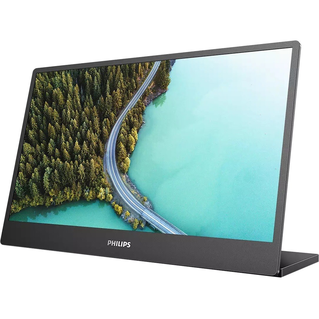 Philips 16" Class Full HD LCD Monitor - 16:9 - Textured Black