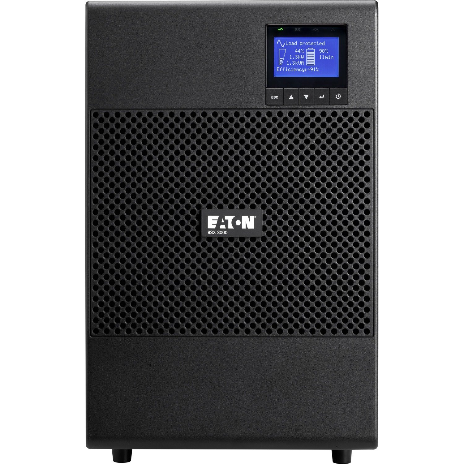 Eaton 9SX 3000VA 2700W 208V Online Double-Conversion UPS - 8 C13, 1 C19 Outlets, Cybersecure Network Card Option, Extended Run, Tower