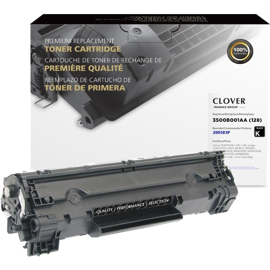 Clover Imaging Remanufactured Toner Cartridge for Canon 128 (3500B001AA)