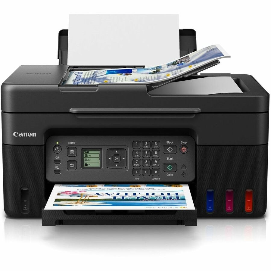 Canon PIXMA G4270 Wired & Wireless MegaTank Inkjet Multifunction Printer - Color - Black