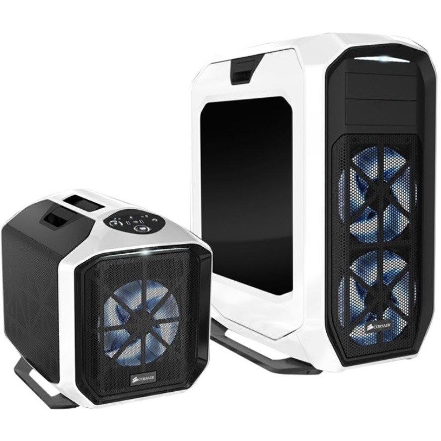Corsair Graphite 780T Computer Case - Mini ITX, Micro ATX, ATX Motherboard Supported - Steel, Polycarbonate, Acrylonitrile Butadiene Styrene (ABS) - White, Black