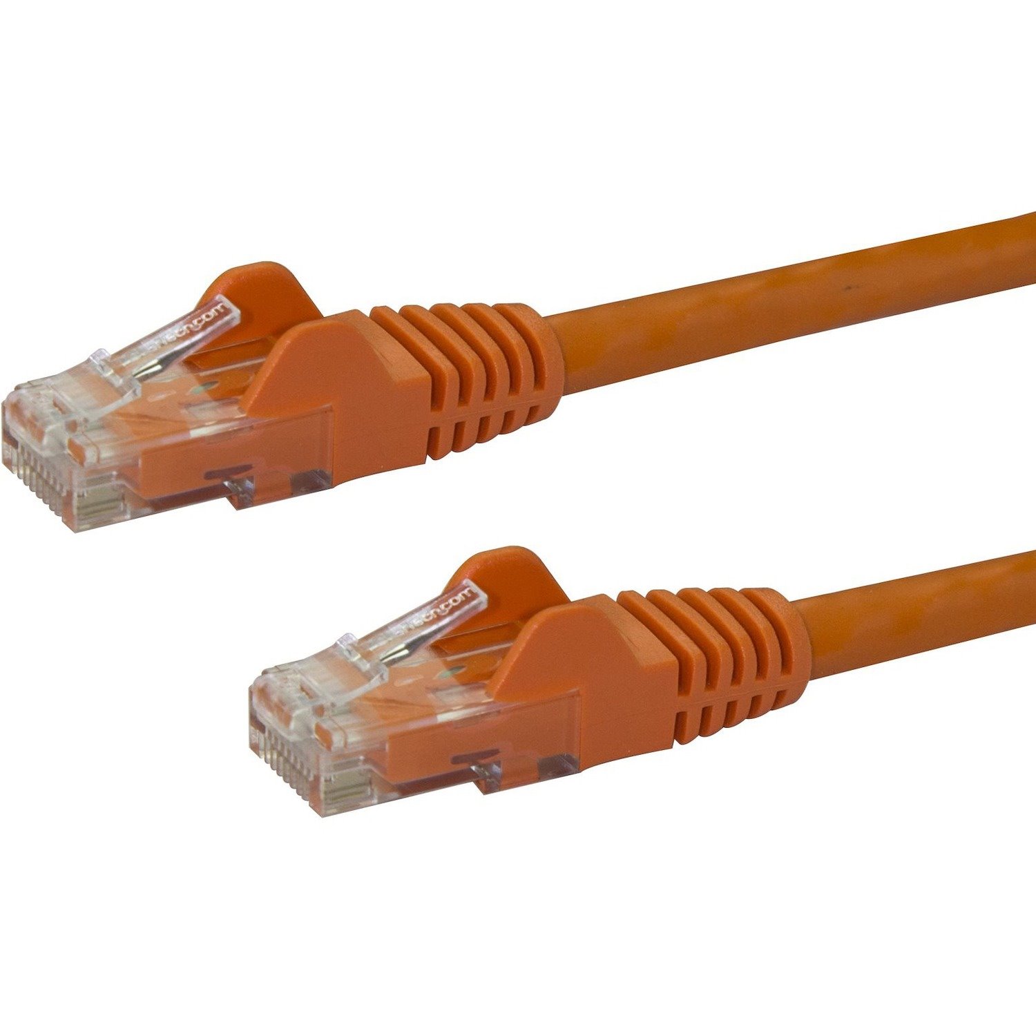 StarTech.com 15ft CAT6 Ethernet Cable - Orange Snagless Gigabit - 100W PoE UTP 650MHz Category 6 Patch Cord UL Certified Wiring/TIA