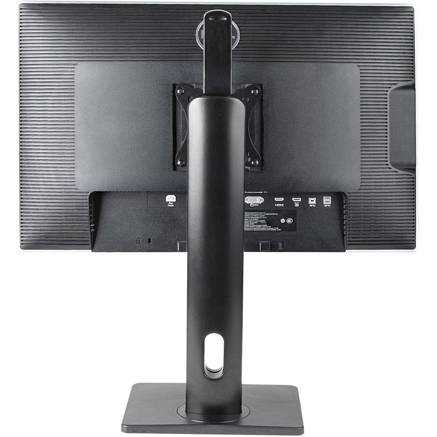 StarTech.com Free Standing Single Monitor Mount, Height Adjustable Ergonomic Monitor Desk Stand, For VESA Mount Displays up to 32" (15lb)