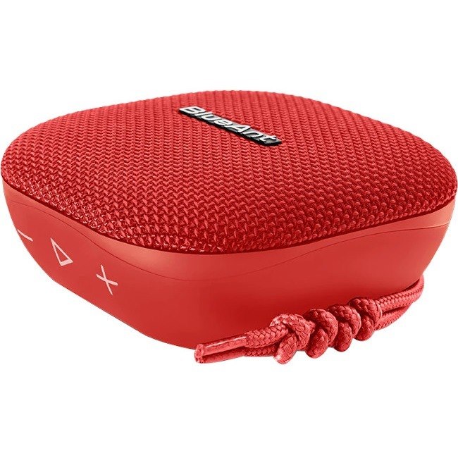 BlueAnt Portable Bluetooth Speaker System - 6 W RMS - Siri, Google Assistant Supported - Red