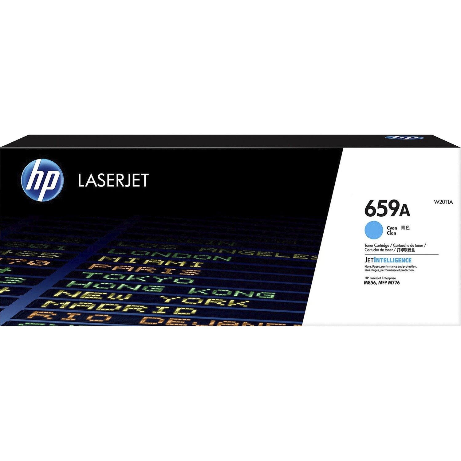 HP 659A Original High Yield Laser Toner Cartridge - Cyan Pack