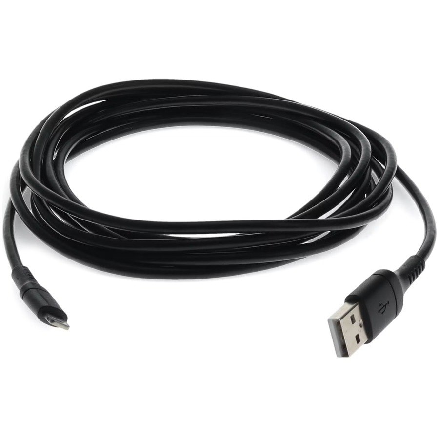 AddOn 1m (3.3ft) USB A 2.0 Male to Lightning Male Sync and Charge Black Cable