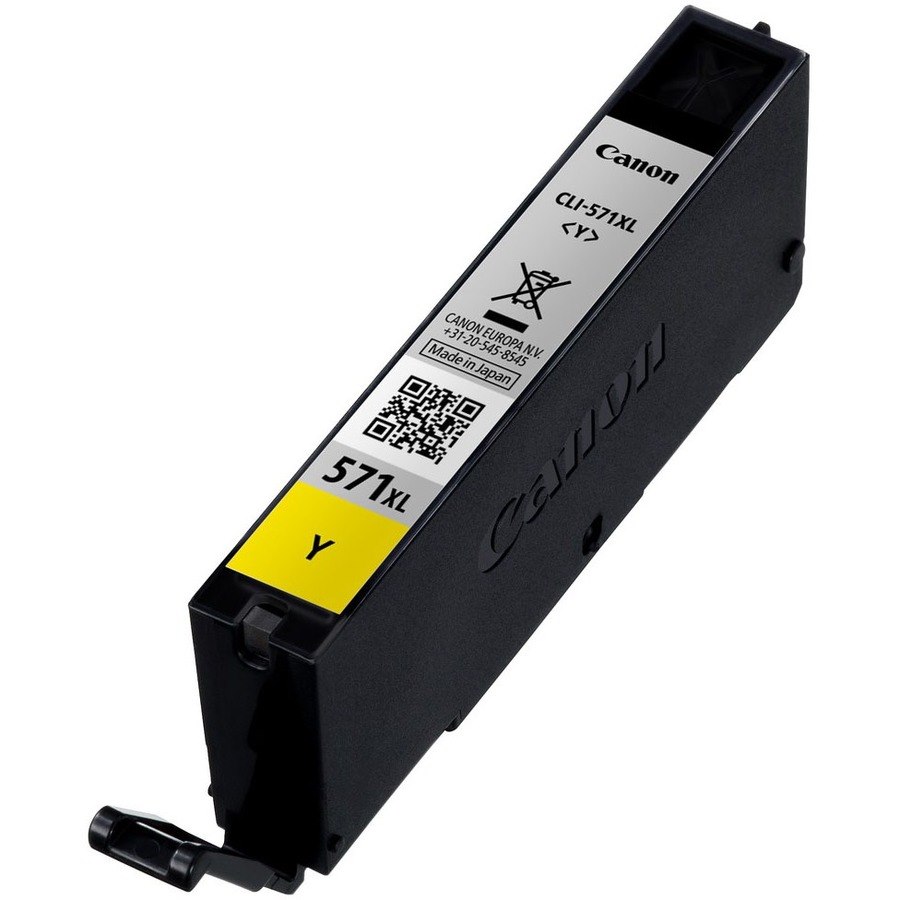 Canon CLI-571Y XL Original High Yield Inkjet Ink Cartridge - Yellow - 1 / Pack