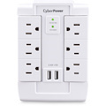 CyberPower CSP600WSURC2 Professional 6 - Outlet Surge with 1200 J