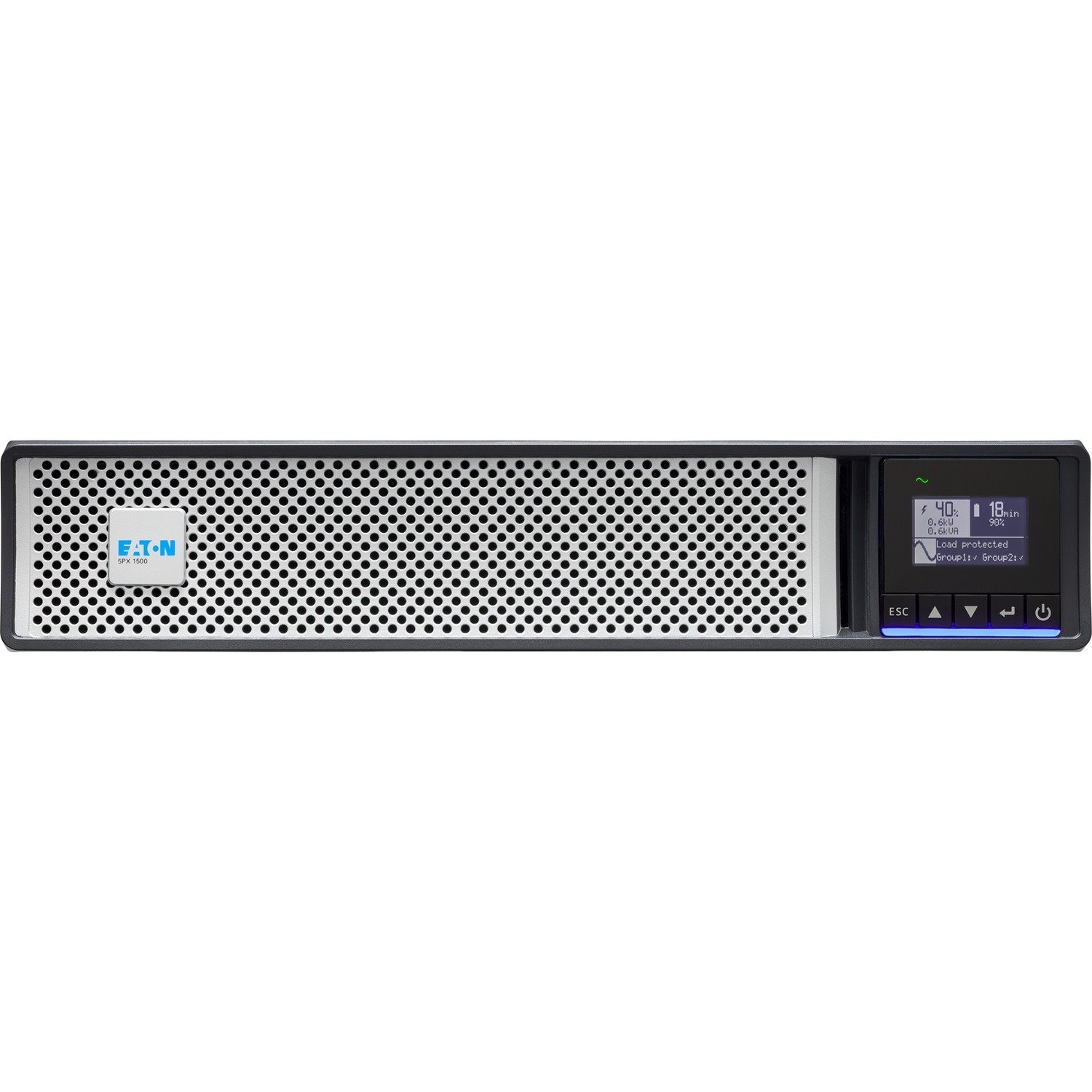 Eaton 5PX G2 1500VA 1500W 208V Line-Interactive UPS - 8 C13 Outlets, Cybersecure Network Card Option, Extended Run, 2U Rack/Tower