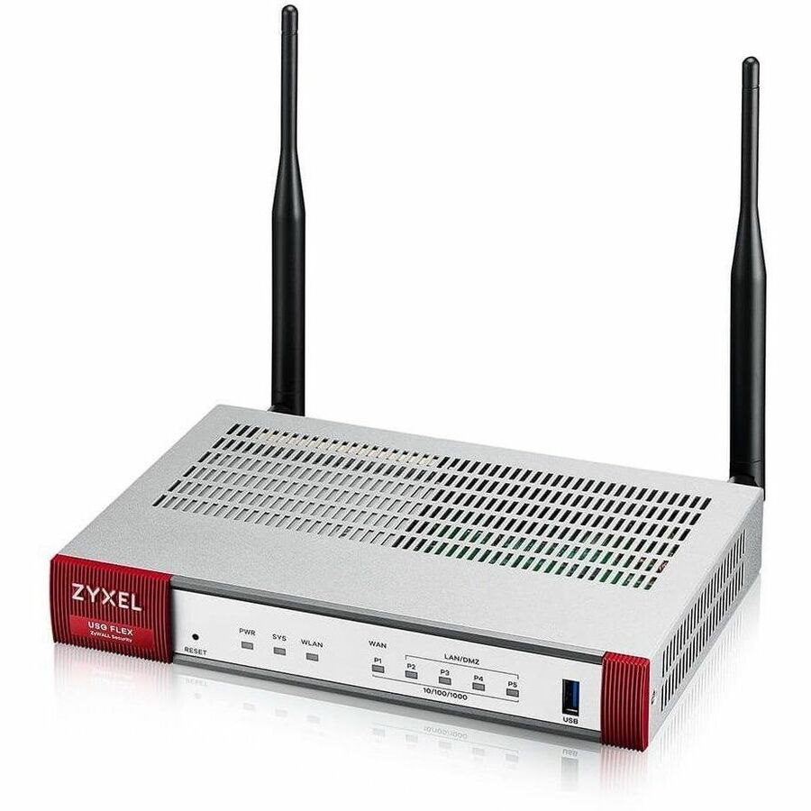 ZYXEL USGFLEX50 - VPN Network Security Firewall Router for Home & Small Business | Hardware Only | Wifi 6 802.11ax | Web Content Filter Option | Nebula Cloud Option | TAA Compliant