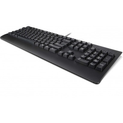 Lenovo Preferred Pro II Keyboard - Cable Connectivity - USB Interface - English (UK) - QWERTY Layout - Black