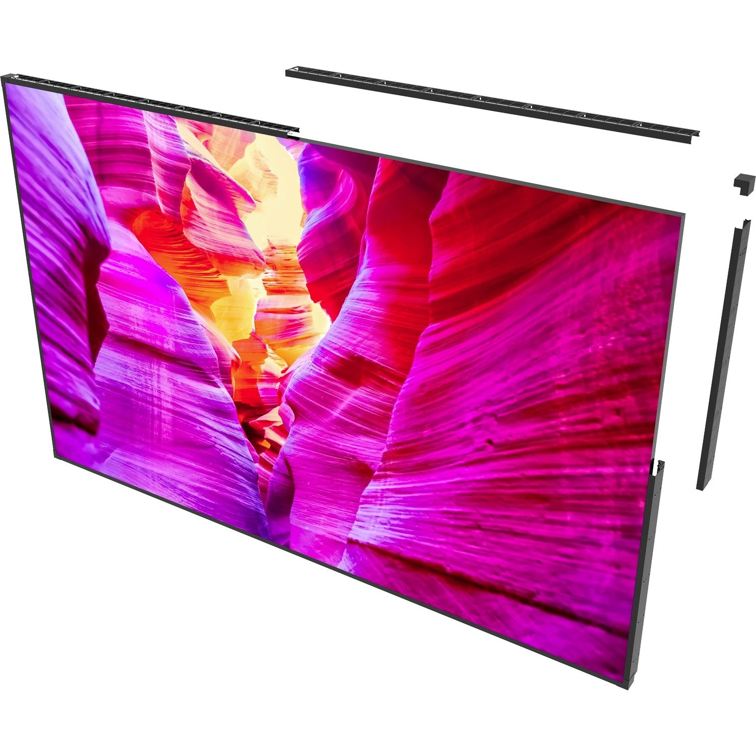 Peerless-AV&reg; DS-LEDTK-24VX8S Trim Kit for Video Wall - Magic Black II