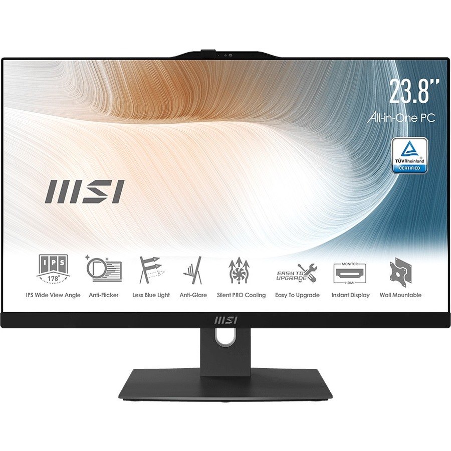 MSI Modern AM242TP 11M Modern AM242TP 11M-872US All-in-One Computer - Intel Core i7 11th Gen i7-1165G7 - 16 GB - 512 GB SSD - 23.8" Full HD Touchscreen - Desktop - Black