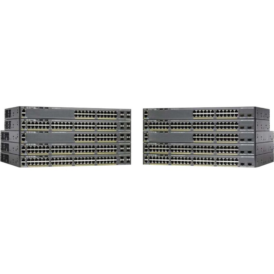 Cisco Catalyst 2960-X 2960X-48LPD-L 48 Ports Manageable Ethernet Switch - 10/100/1000Base-T