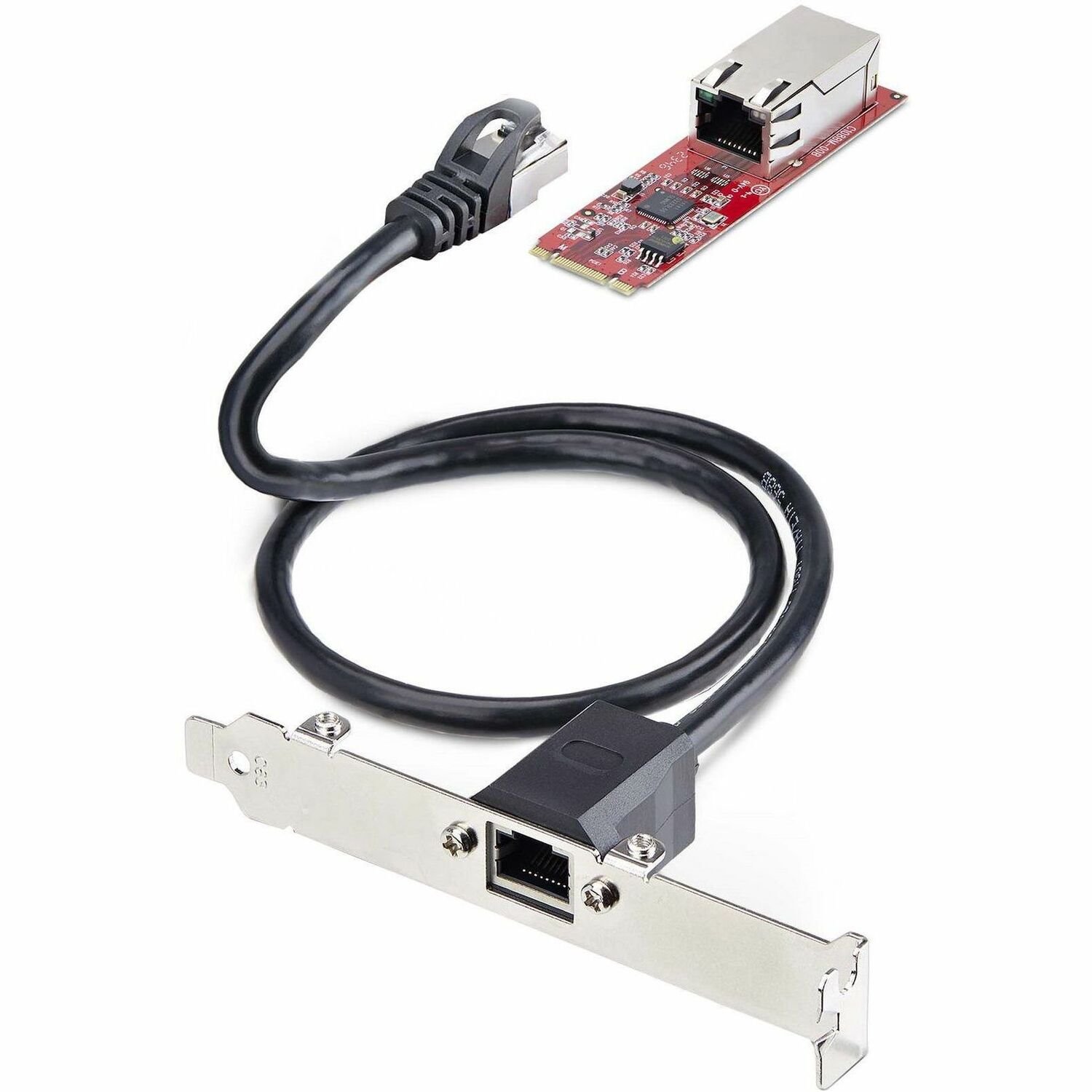 StarTech.com 1-Port 2.5GbE M.2 2280 Network Card, NBASE-T PCIe Ethernet Card, Intel I225-V, Multi-Gigabit Desktop NIC/LAN Card, TAA