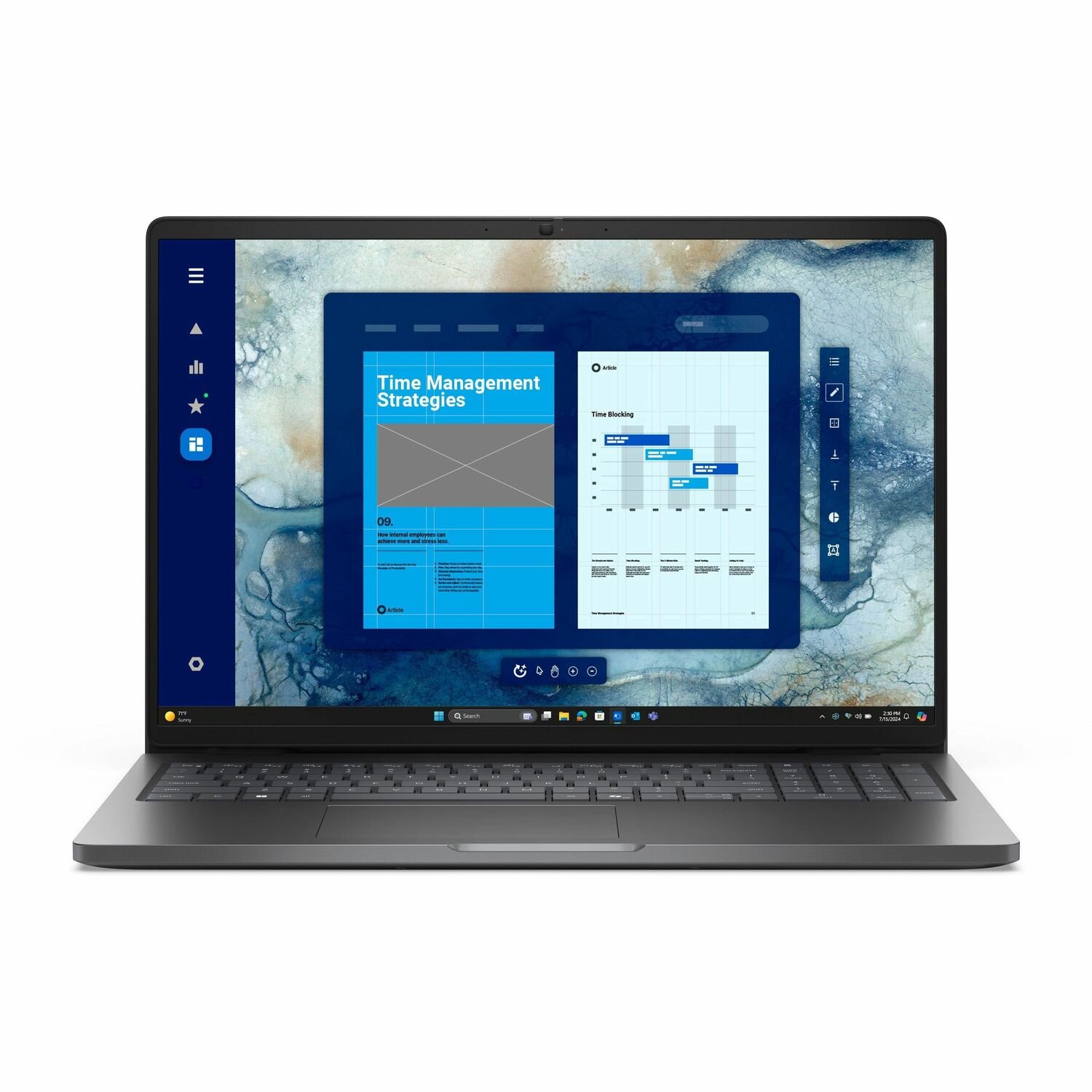 Dell Pro 16 PC16250 16" Clamshell Notebook - Full HD Plus - 60 Hz - Intel Core 5 120U - 8 GB - 256 GB SSD - English (US) Keyboard - Magnetite