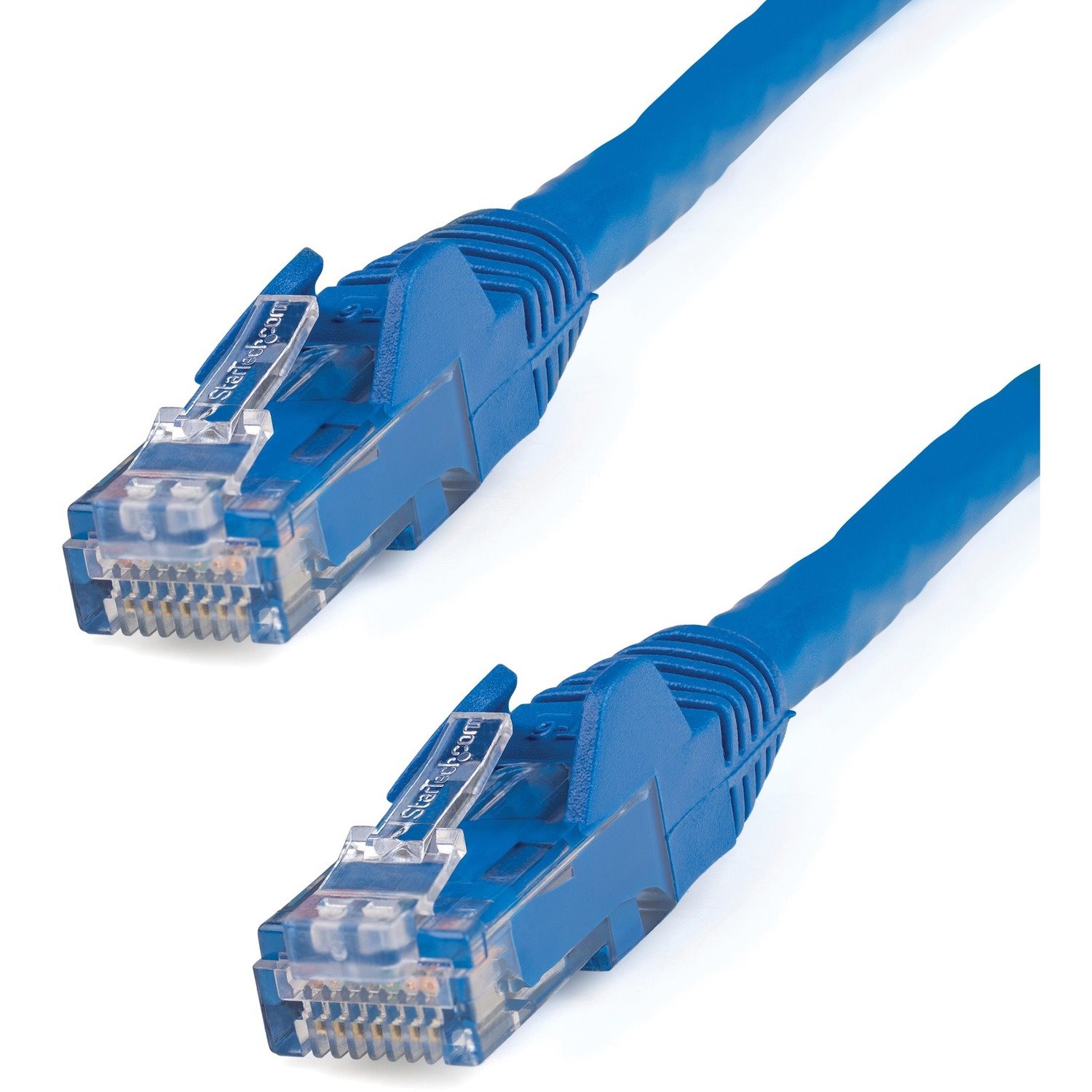 StarTech.com 50cm Netzwerkkabel CAT6 - LSZH - 650MHz 100W PoE RJ45 10GbE UTP Lan Kabel - Blau (N6LPATCH50CMBL)