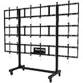 Peerless-AV® SmartMount®Portable Video Wall Cart 2x2, 3x2 or 3x3 Configuration For 46" to 55" Displays